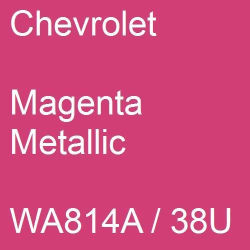 Chevrolet, Magenta Metallic, WA814A / 38U.